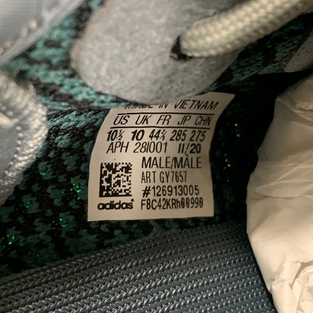 Yeezy Boost 350 V2 ASHBLU FZ5021 Size 10.5 - Picture 8 of 8
